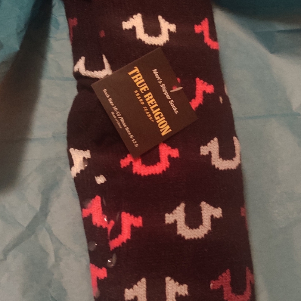 True Religion Men's slSock Slippers